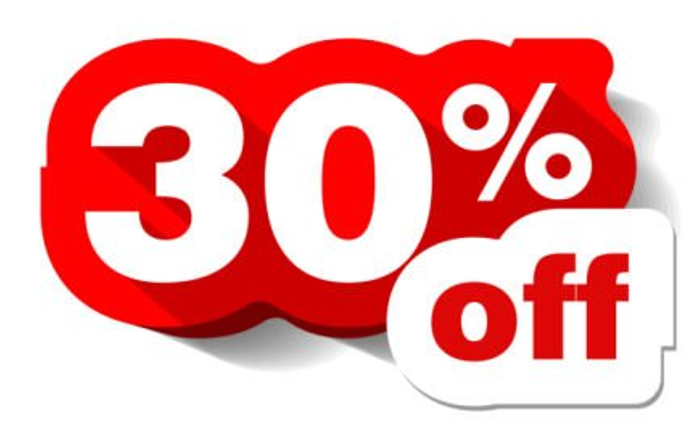 30% OFF