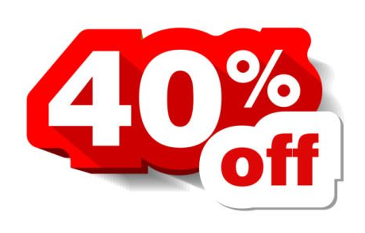 40% OFF