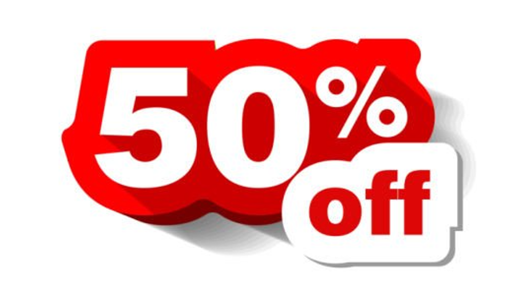 50% OFF