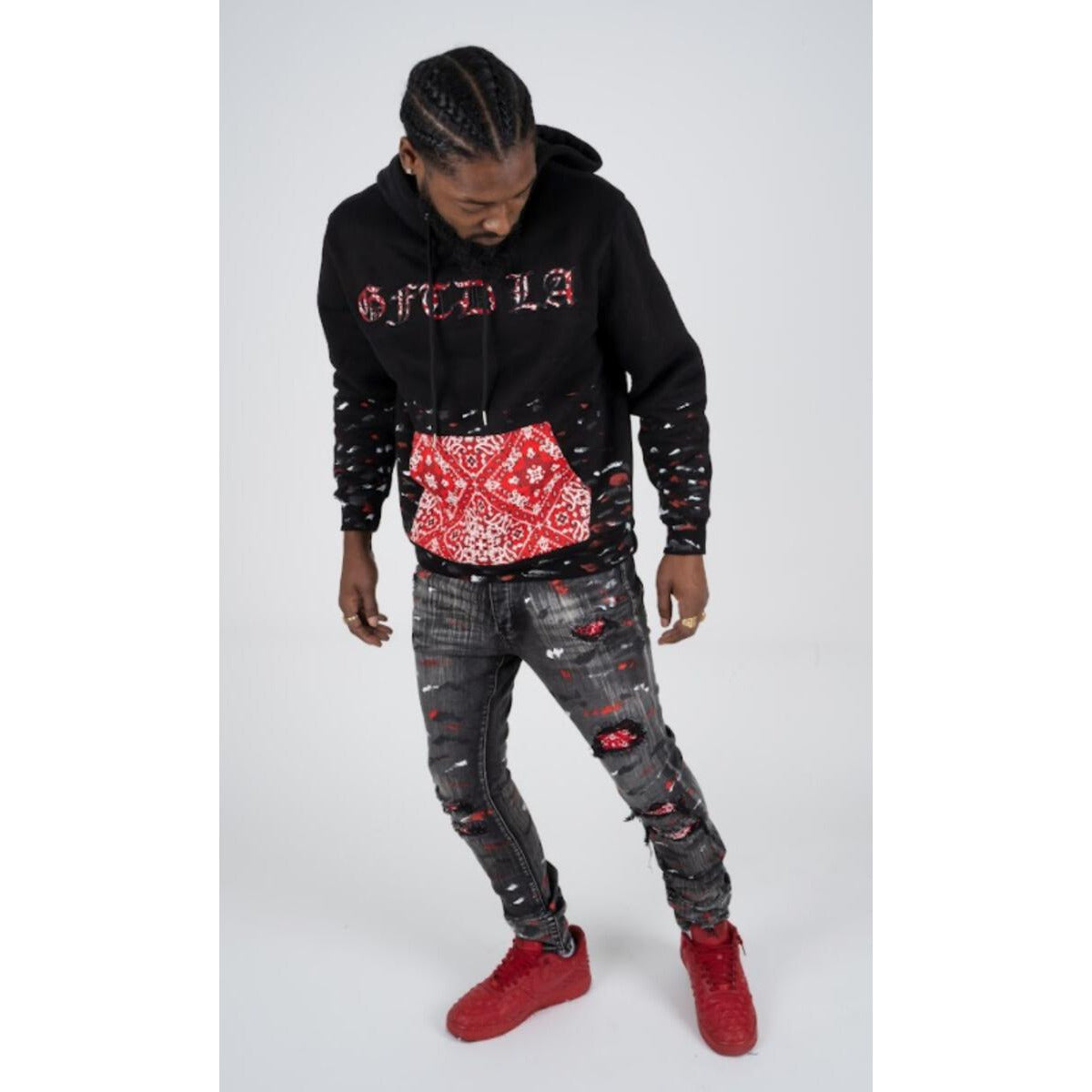 GFTD TAYLOR BLK HOODY