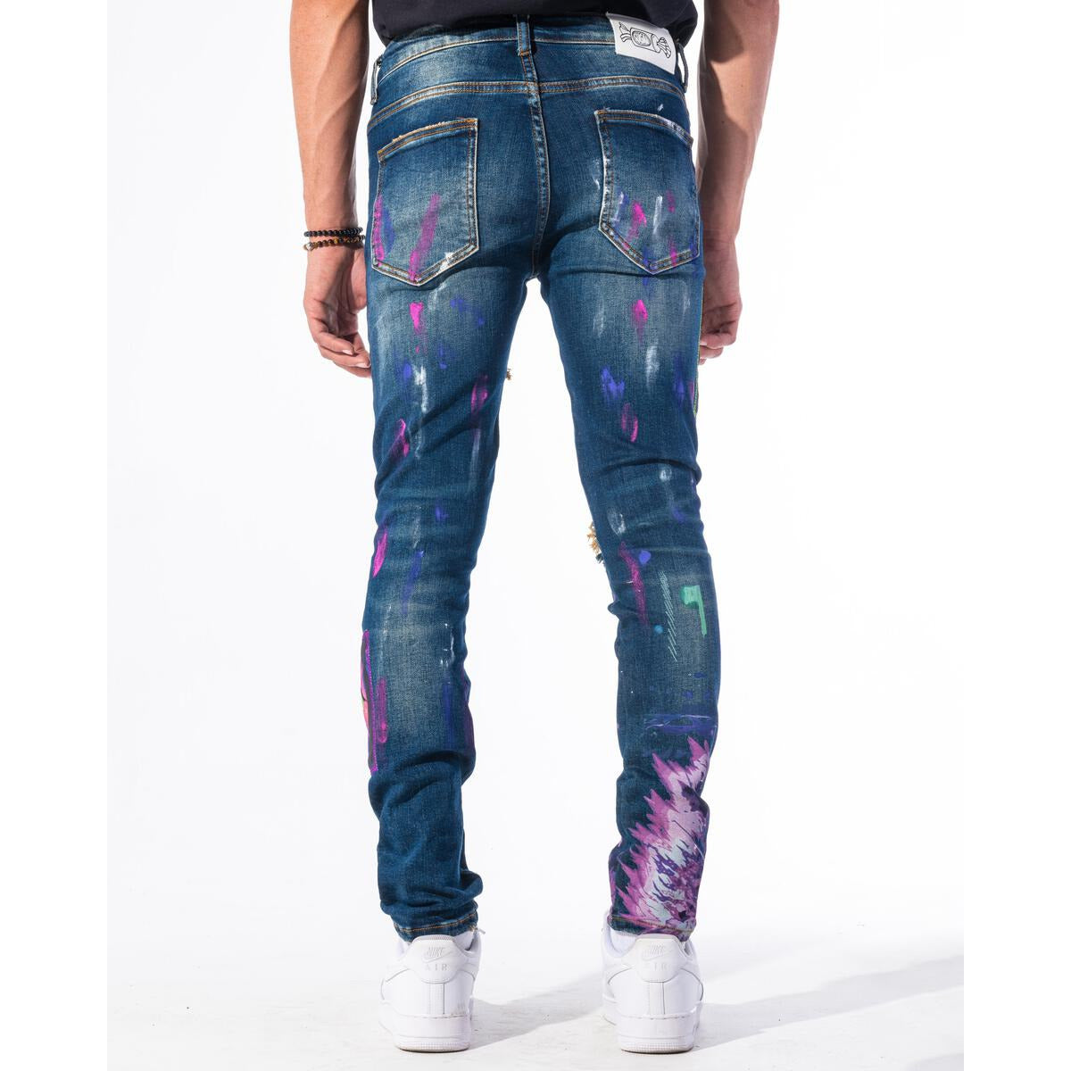 SUGARHILL ANNIHILATION JEANS (PURPLE PAINT)