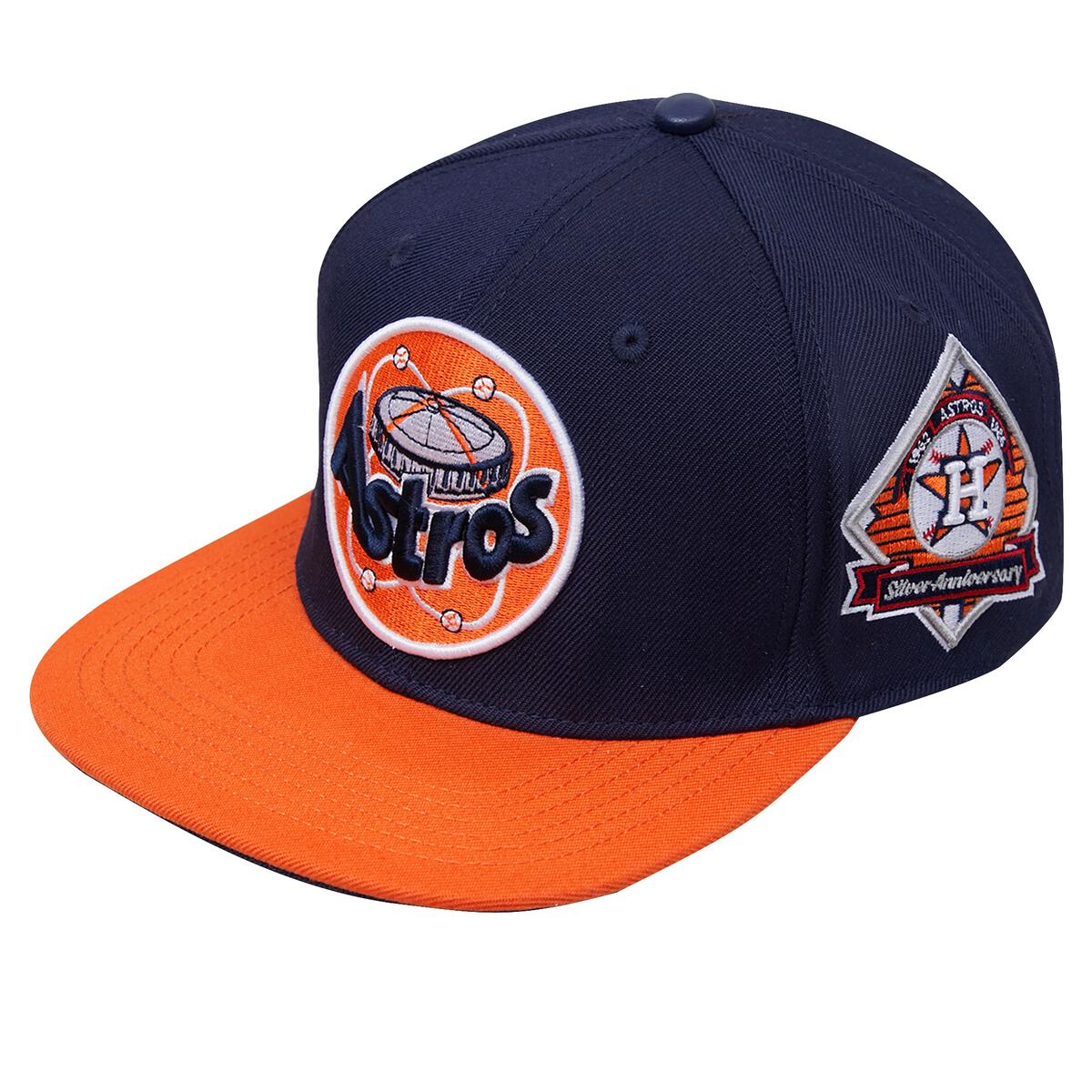 Houston Astros Retro Classic Primary Logo Wool Snapback Hat