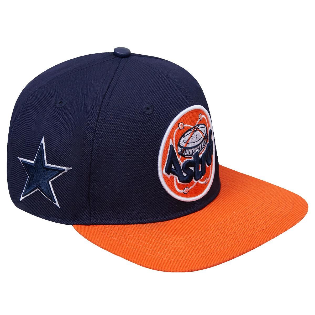 Houston Astros Retro Classic Primary Logo Wool Snapback Hat