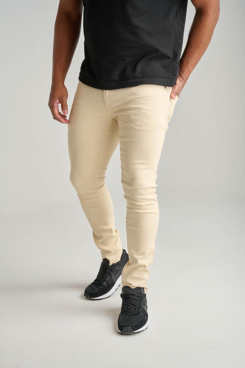 PREMIUM STRETCH TWILL PANTS-BONE