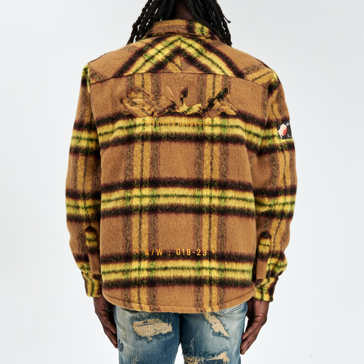 FURY FLEECE FLANNEL JACKET (RUST)