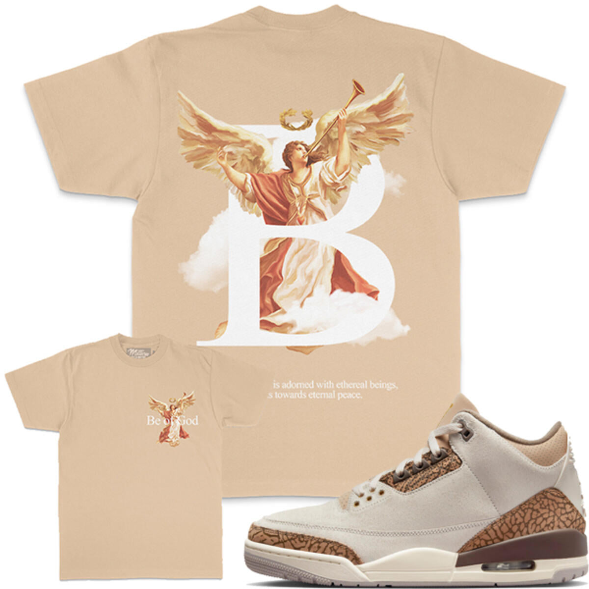Be of God - Khaki T-Shirts