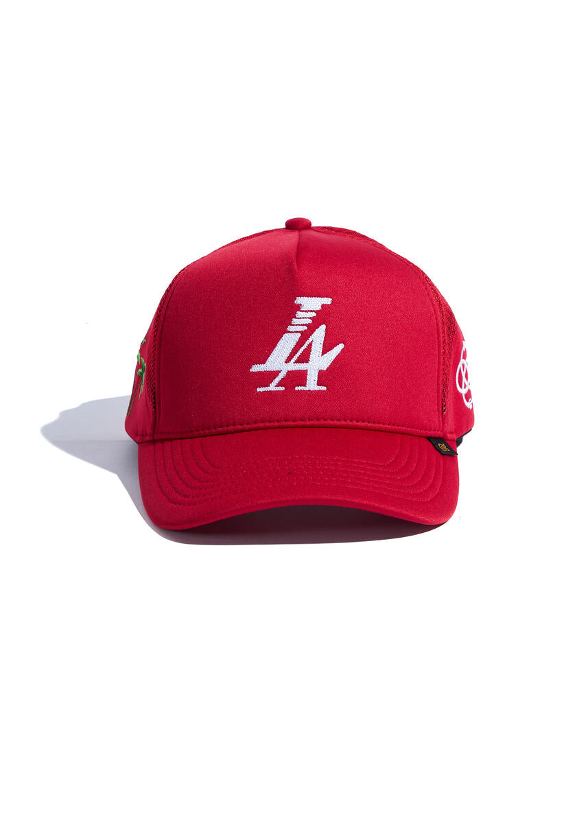 PARADISE LA TRUCKER-RED