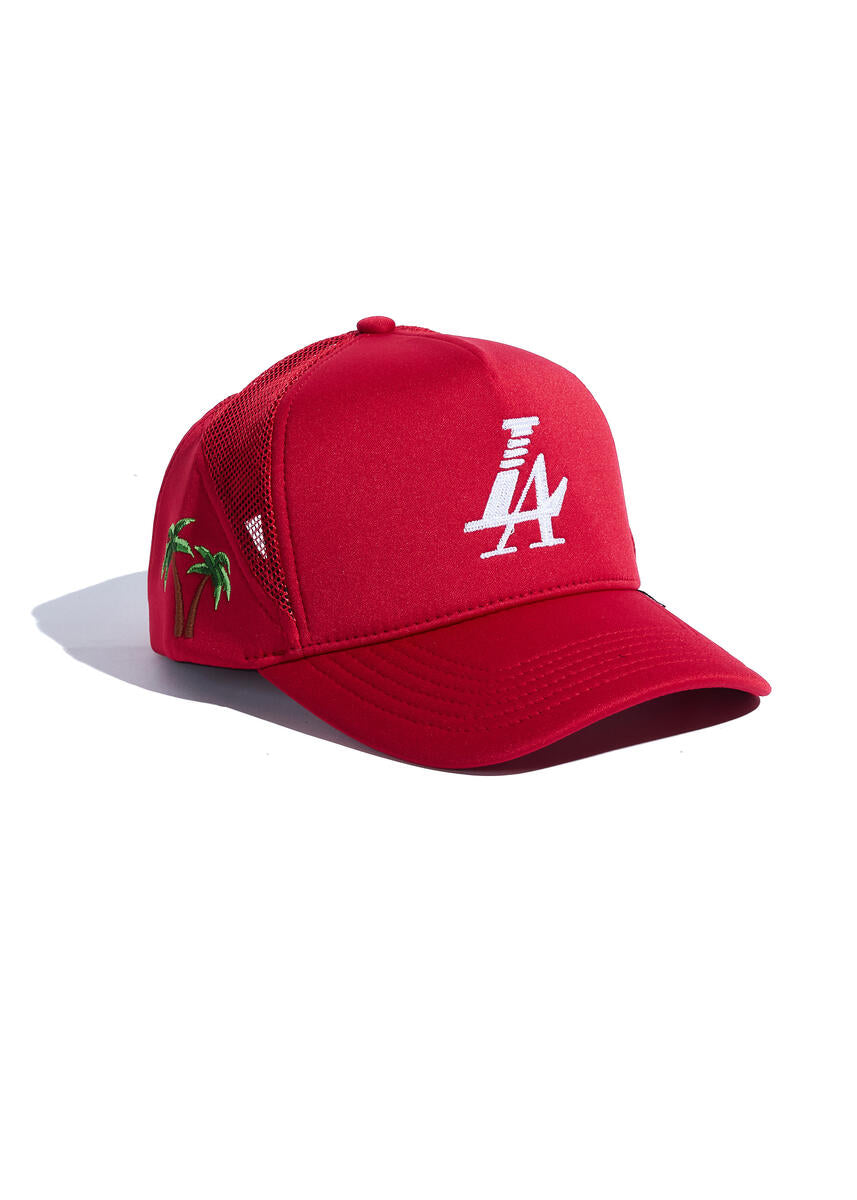 PARADISE LA TRUCKER-RED