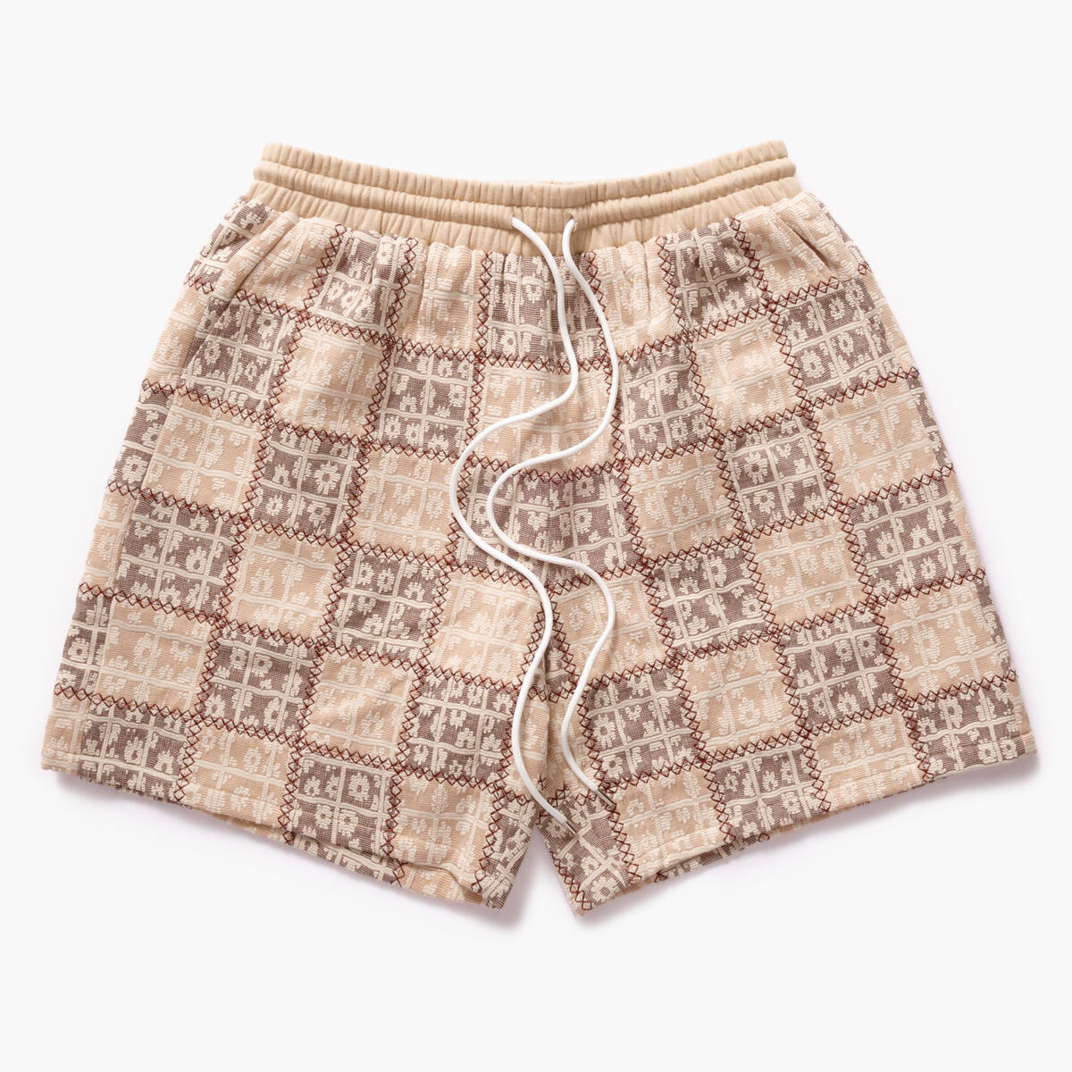 "BLOCKA" SHORTS (BROWN)