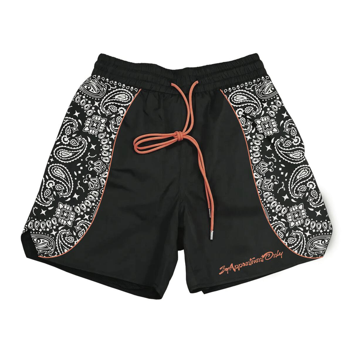 SAUL NYLON SHORT-BLACK