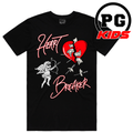 KIDS HEART BREAKER TEE - BLACK / RED