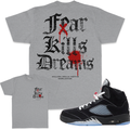 Fear Kills Dreams - Heather Grey T-Shirt