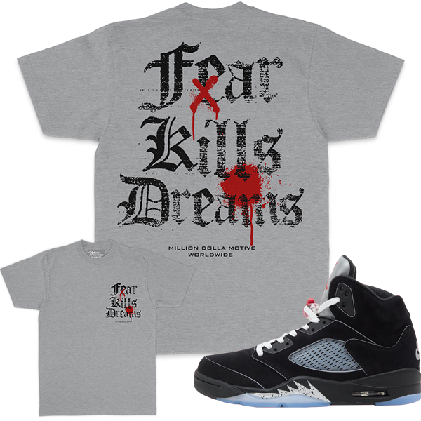 Fear Kills Dreams - Heather Grey T-Shirt