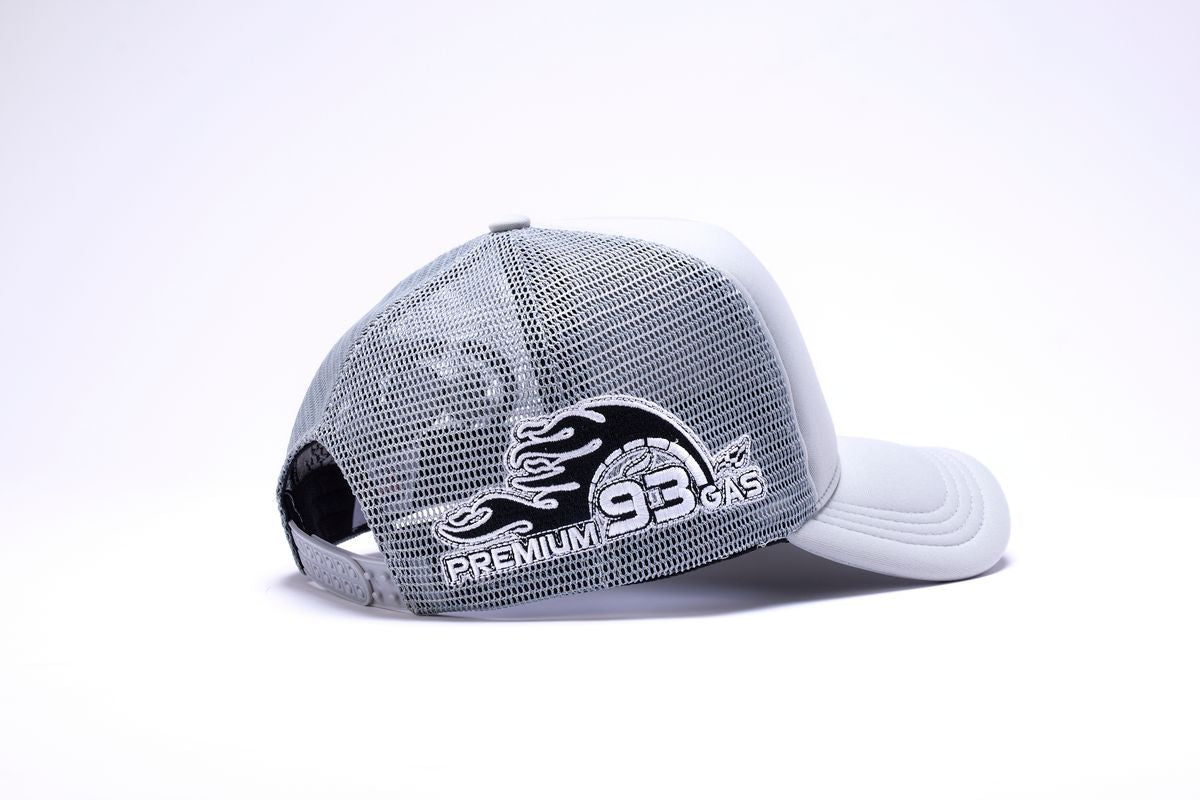 GAS SERVICE TRUCKER HAT- LIGHT GRAY