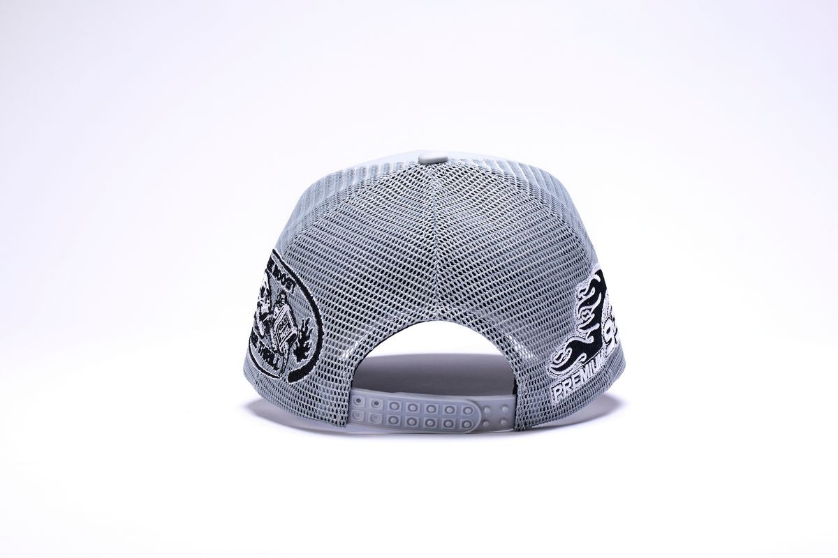 GAS SERVICE TRUCKER HAT- LIGHT GRAY