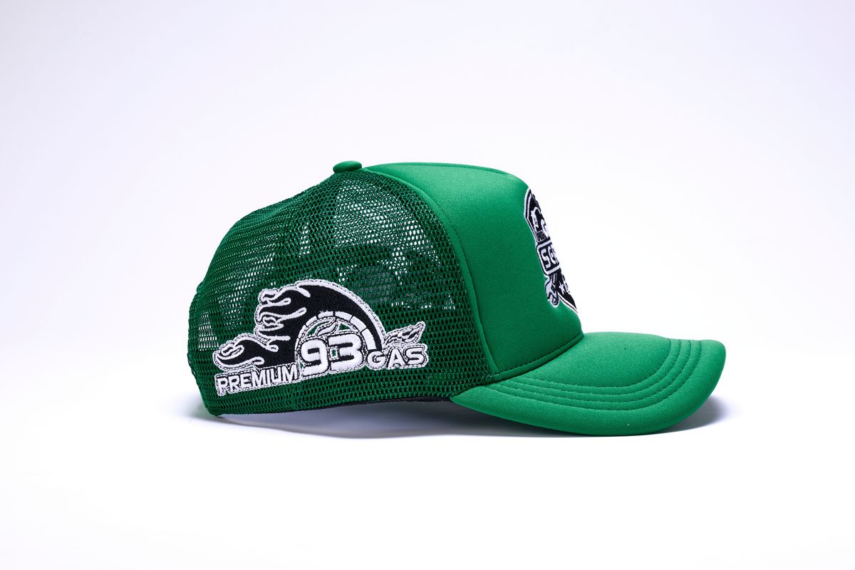 GAS SERVICE TRUCKER HAT- GREEN
