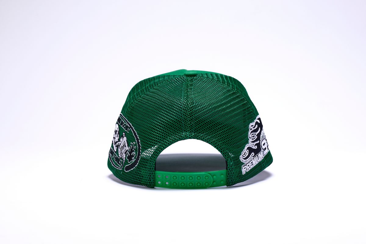 GAS SERVICE TRUCKER HAT- GREEN