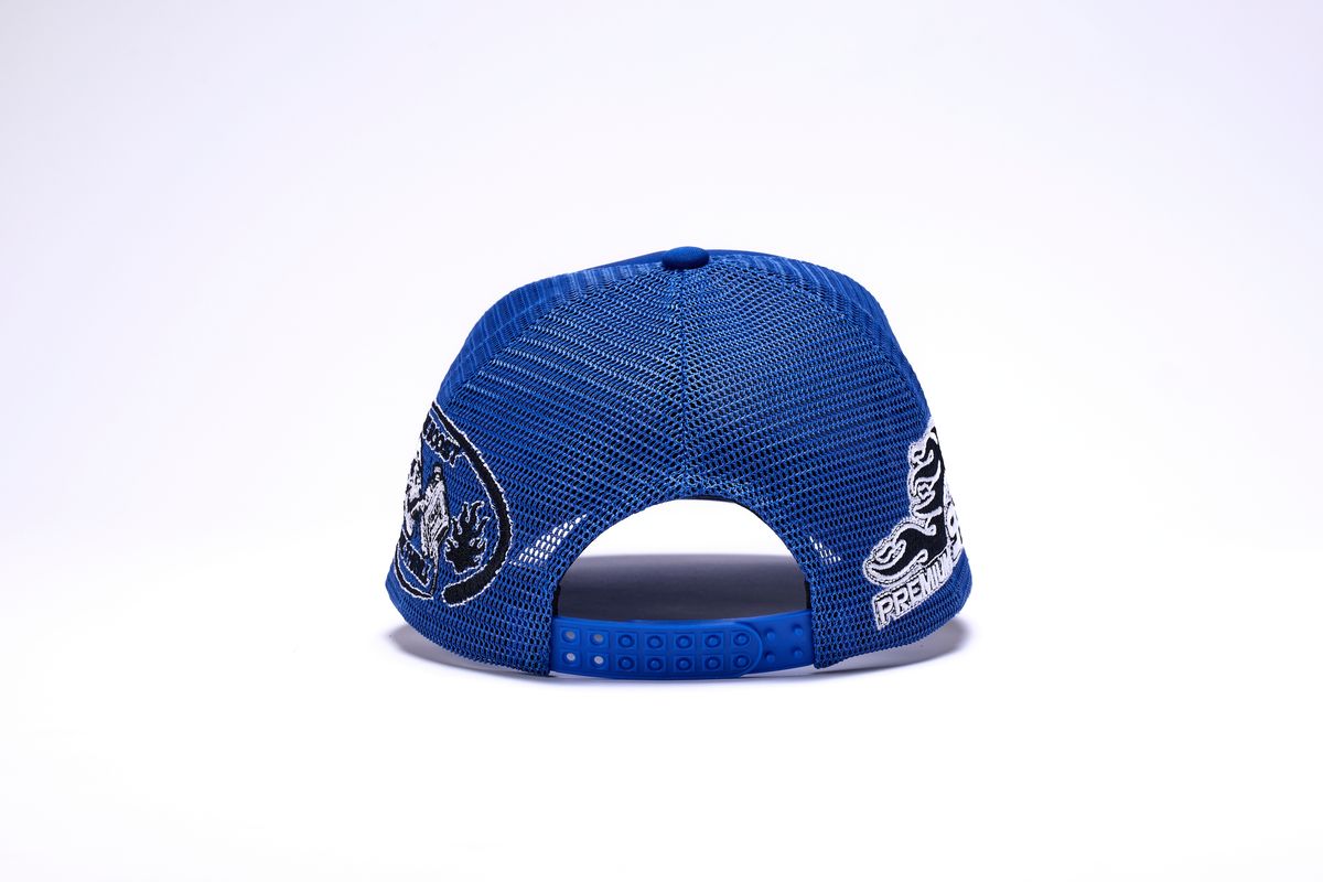 GAS SERVICE TRUCKER HAT-BLUE