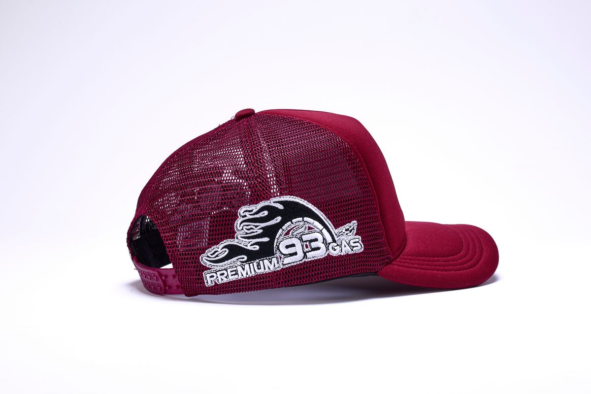 GAS SERVICE TRUCKER HAT-BURGUNDY