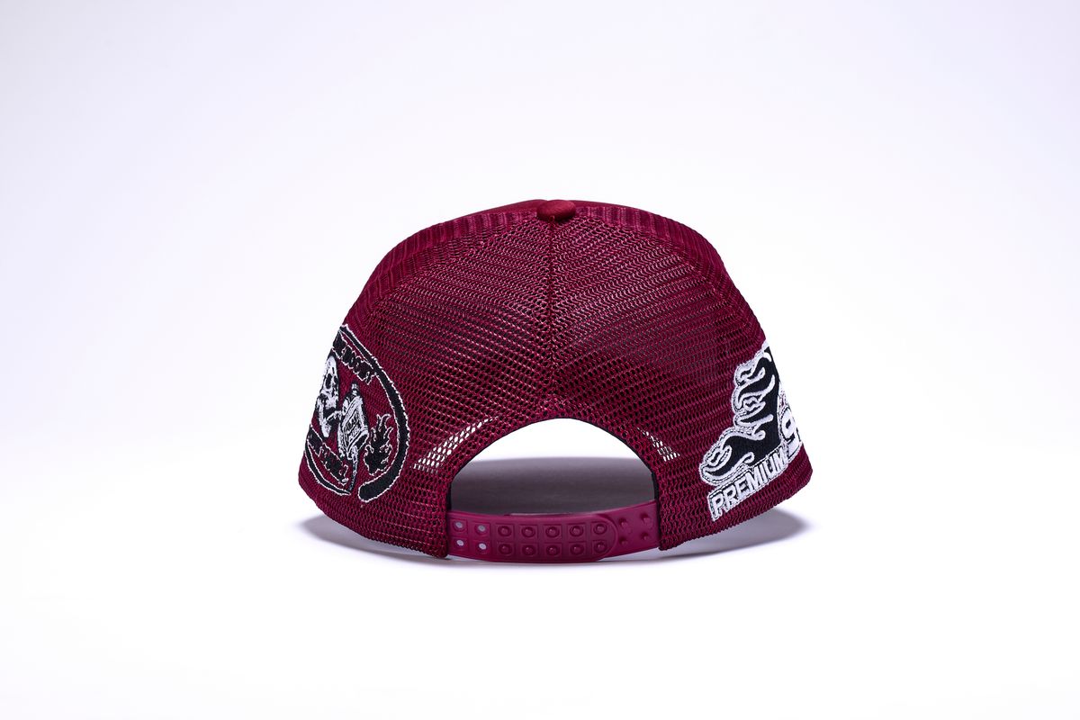 GAS SERVICE TRUCKER HAT-BURGUNDY
