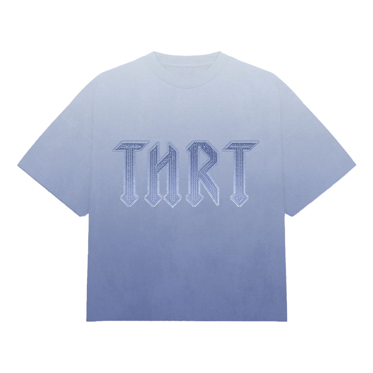 Heavy THRT Rockstar Rhinestone TEE BLUE POTASSIUM