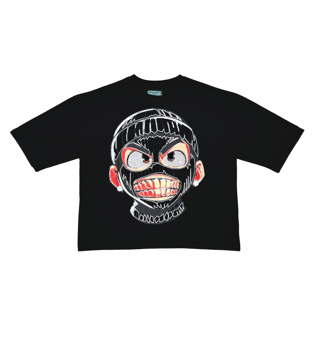 Rear view tshirt (GN6258-BLK)