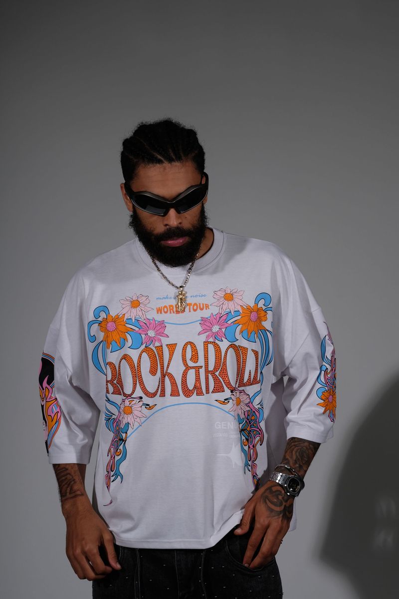 Rock & Rill Cropped T-shirt -White