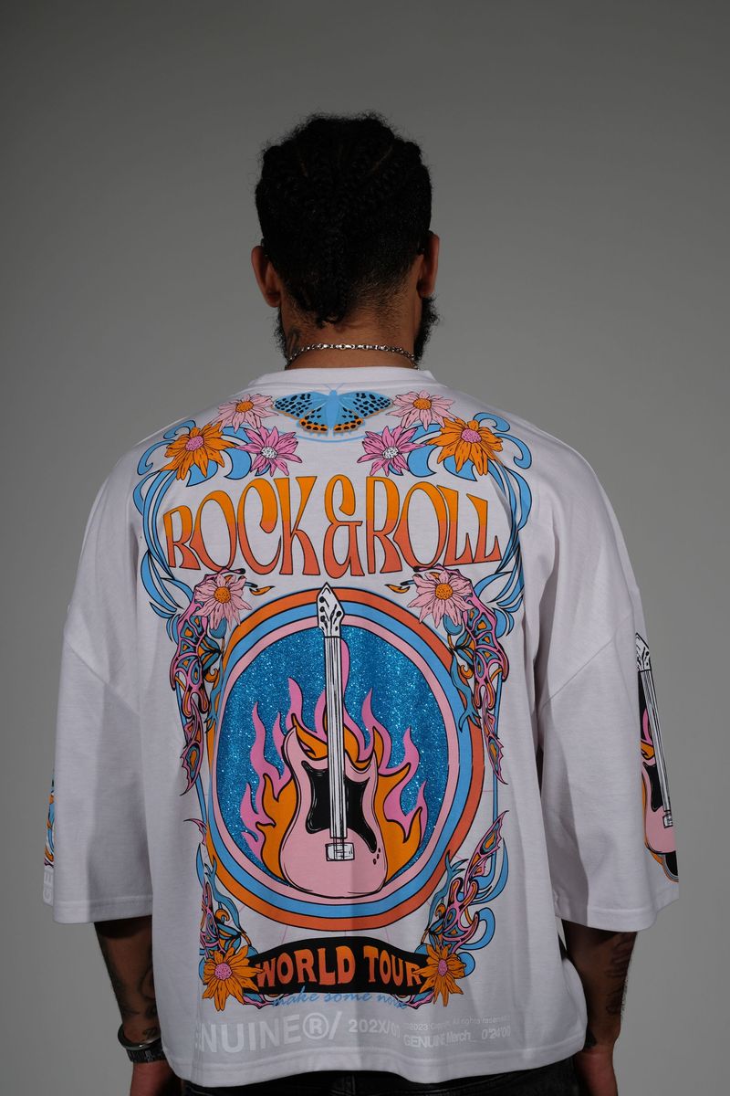 Rock & Rill Cropped T-shirt -White