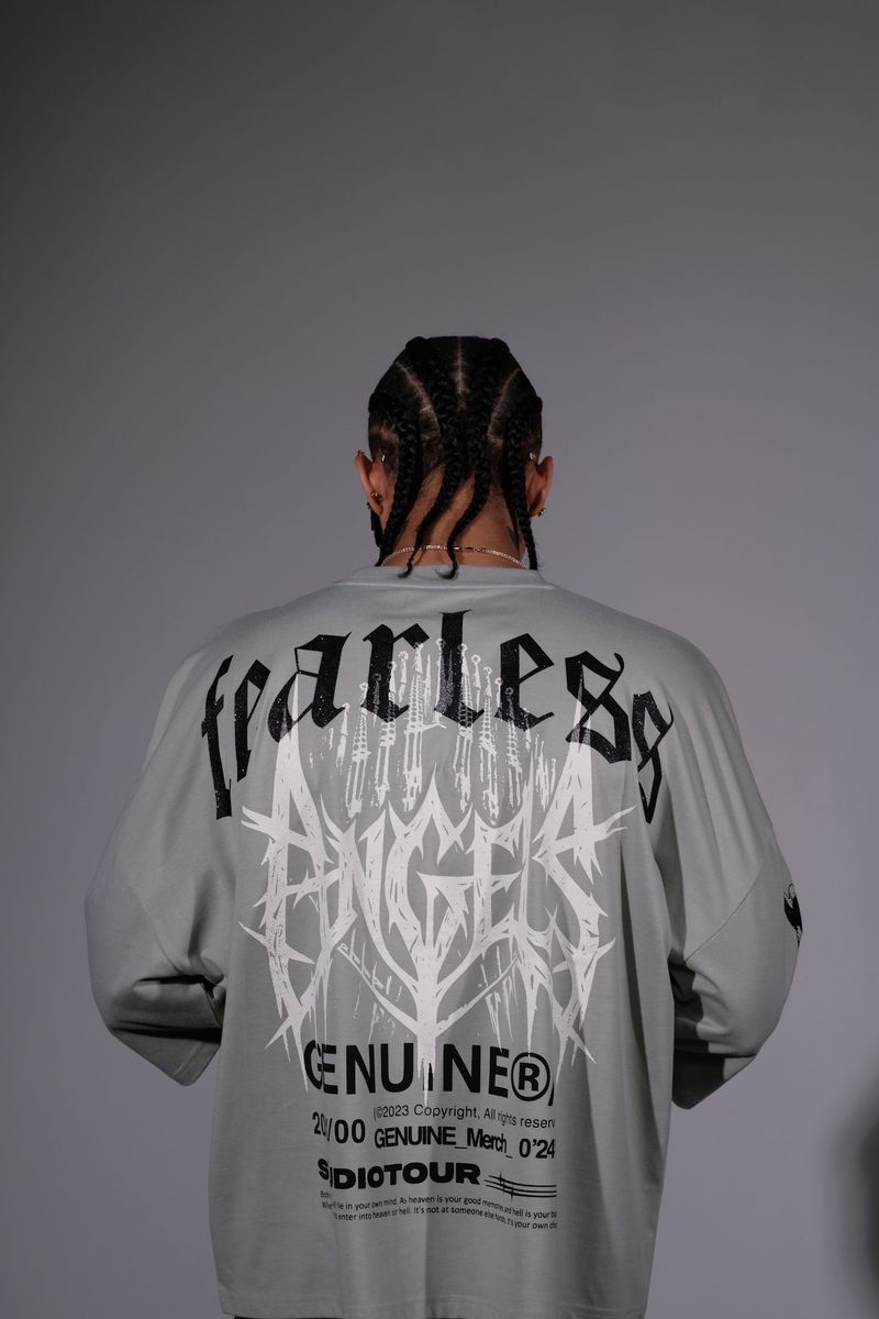 Fearless angels tshirt Cropped T-shirt -Chorcol