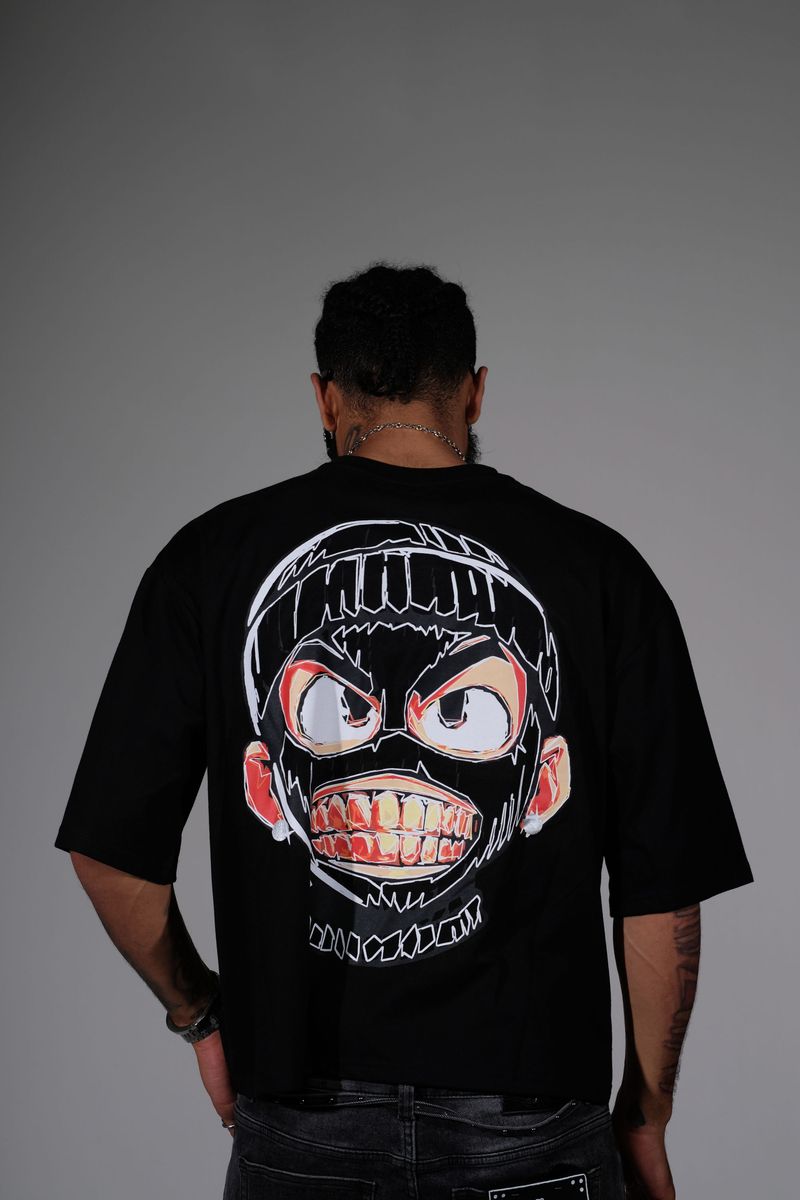 Rear view tshirt (GN6258-BLK)