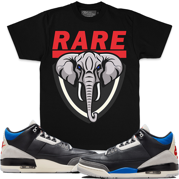 Rare OG Elephant - Black T-Shirts