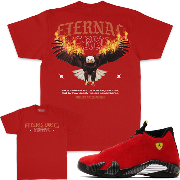 Eternal Eagle - Red T-Shirts