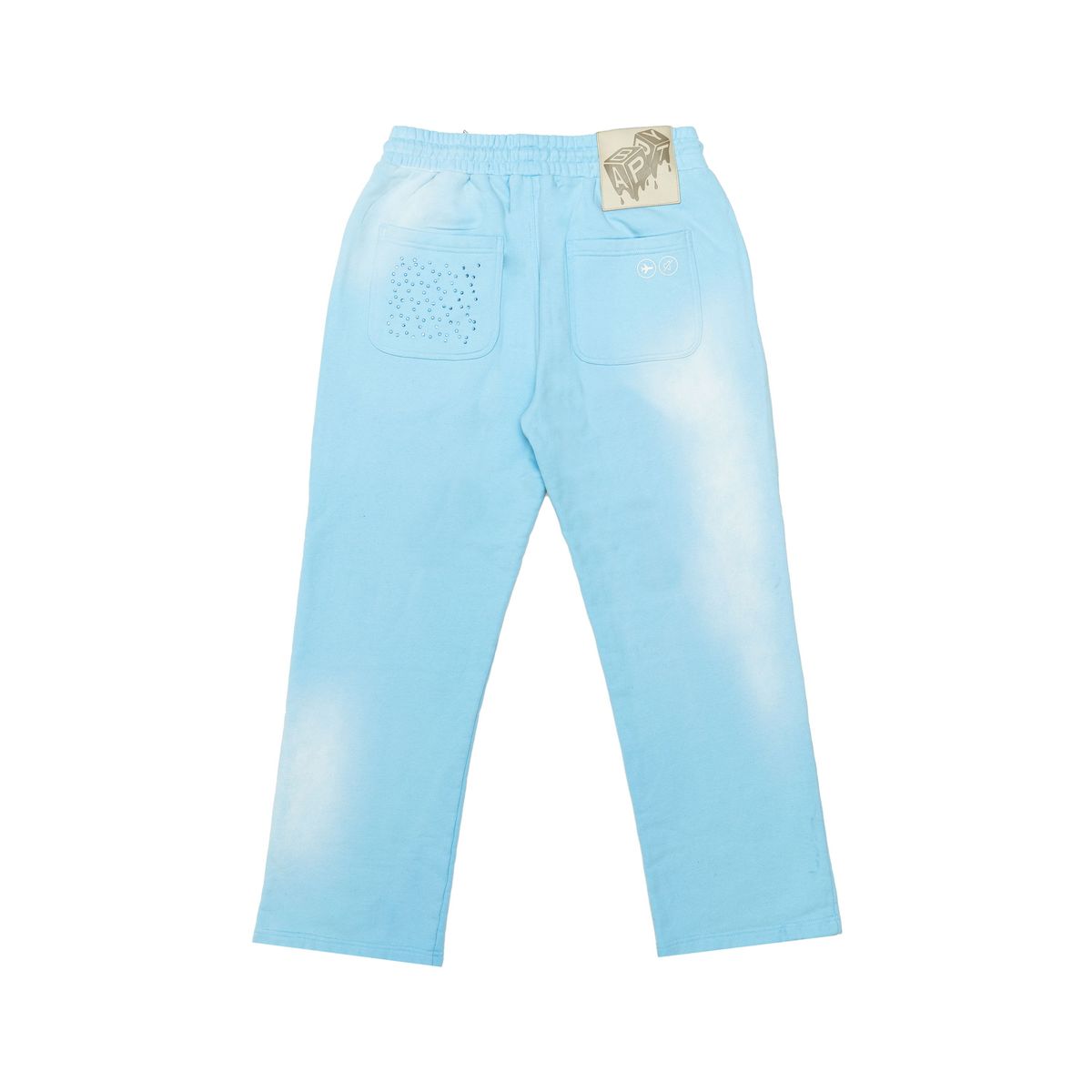 OBSIDIAN VINTAGE WASH SWEATS - BABY BLUE