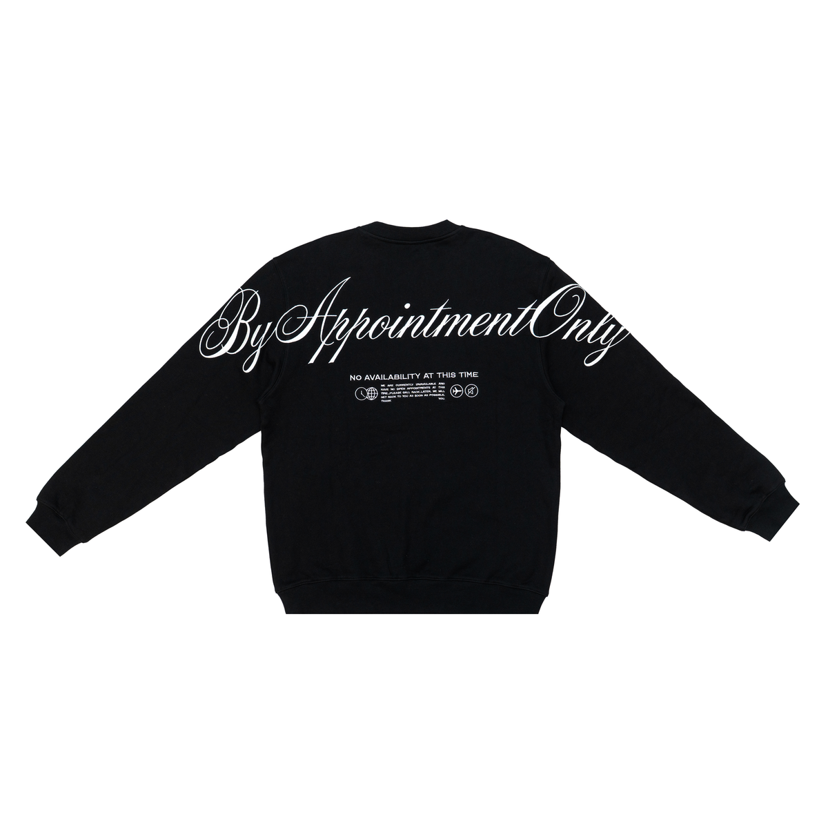DO NOT DISTURB CREW NECK - BLACK