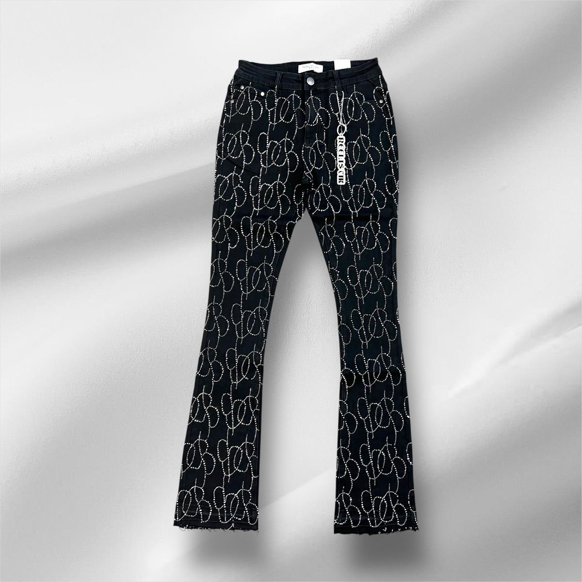 RST-1200 BLACK - DIAMOND STACKED PREMIUM DENIM