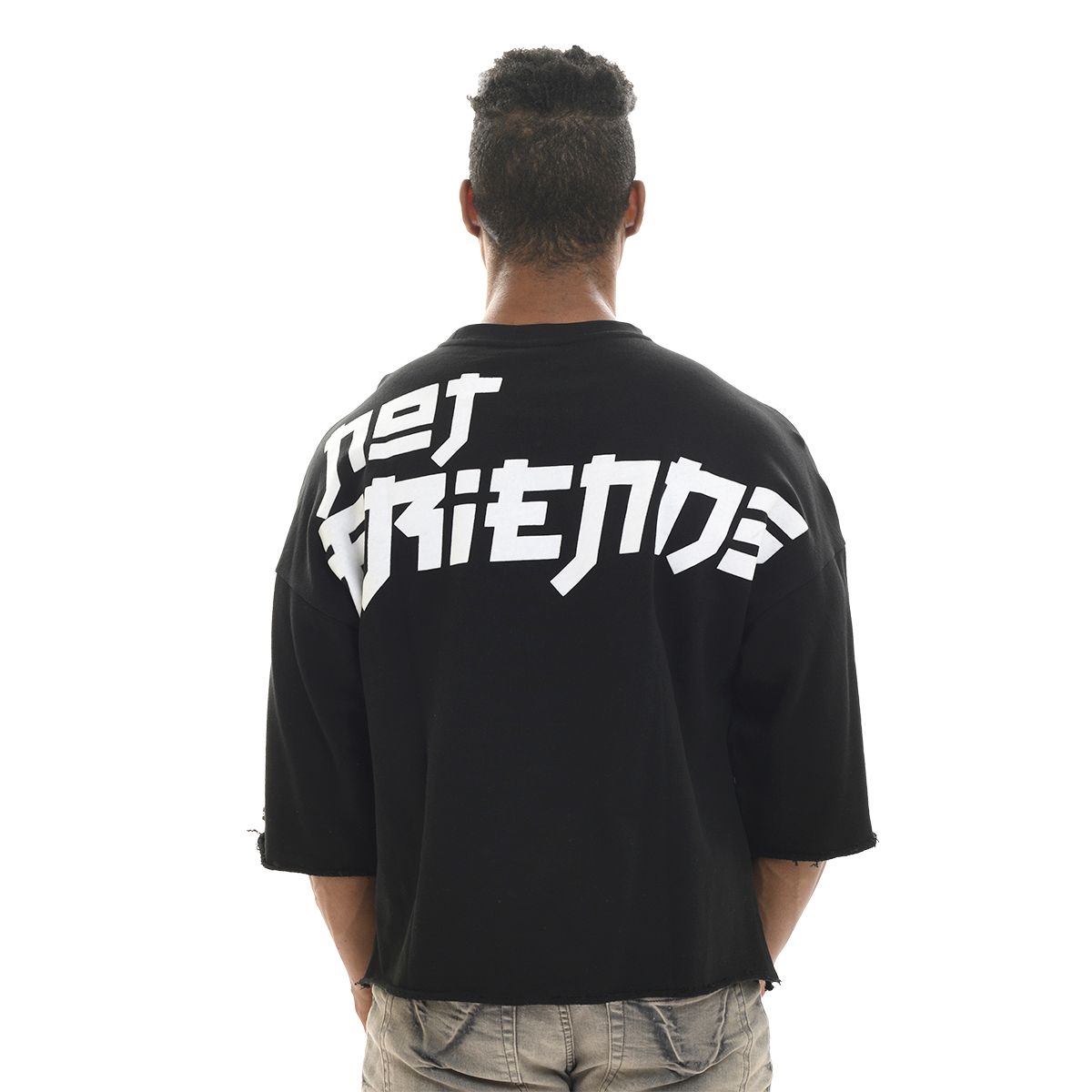 Make Money Cropped Tee - Black