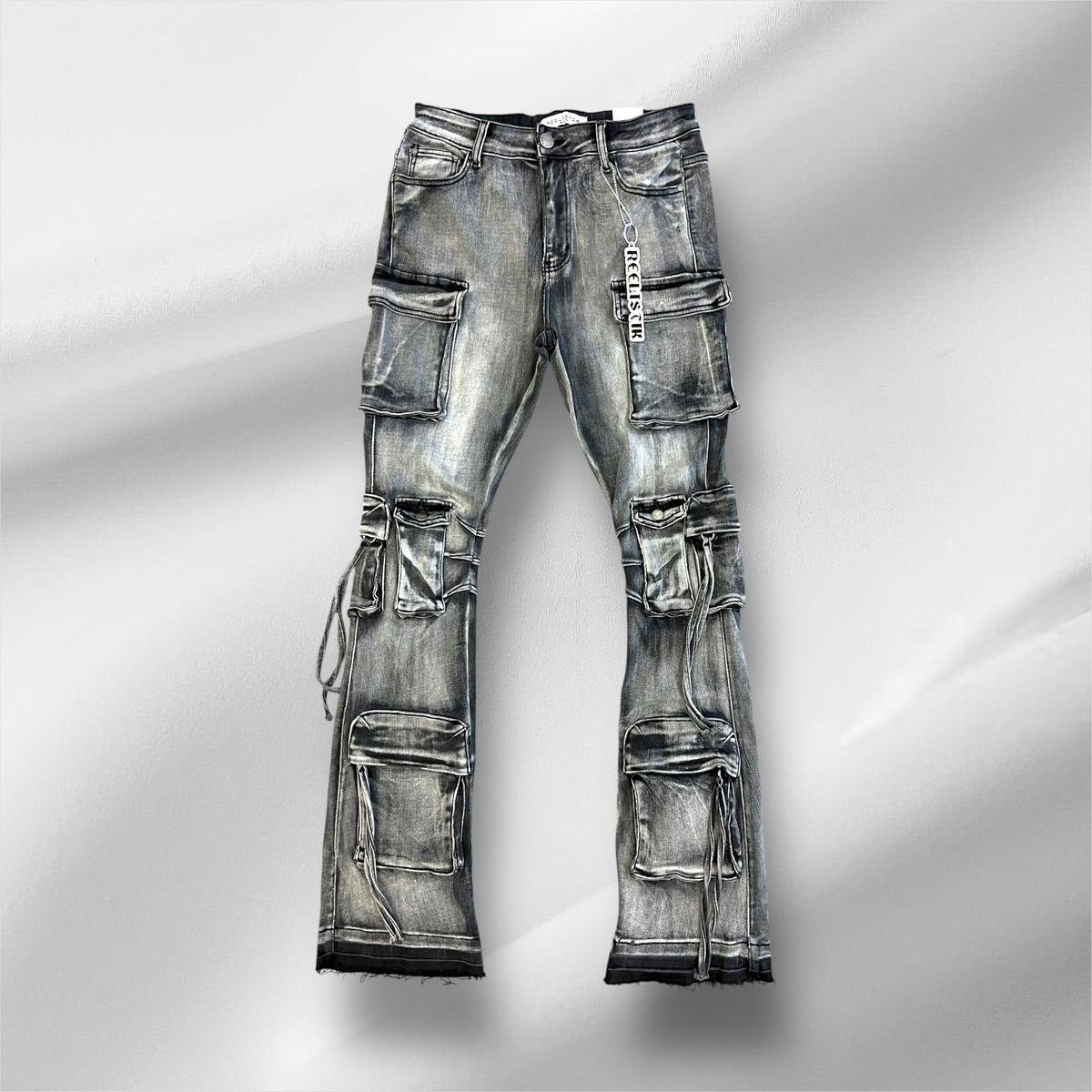 REELISTIK AMUR PREMIUM STACKED STRETCH DENIM - GREY