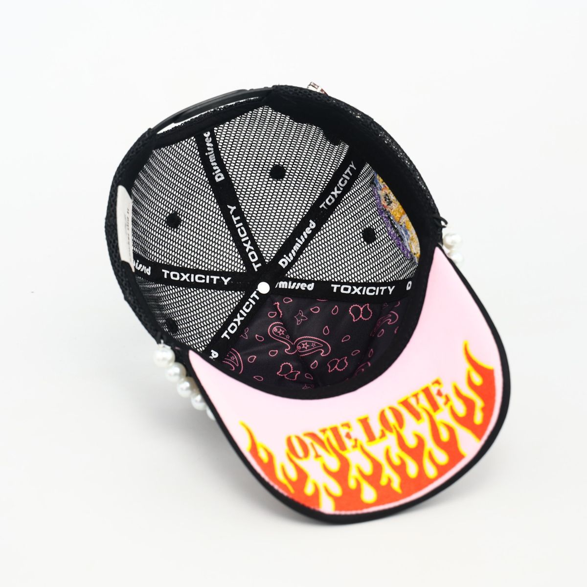 TROUBLE IN PARADISE TRUCKER HAT - BLACK