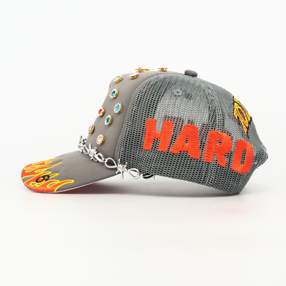 LOVE HARD TRUCKER HAT -GREY