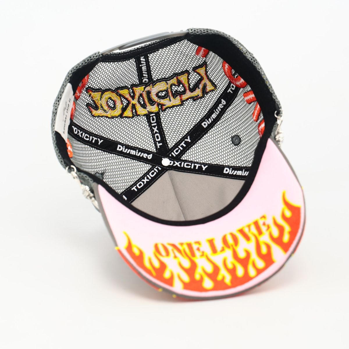 LOVE HARD TRUCKER HAT -GREY