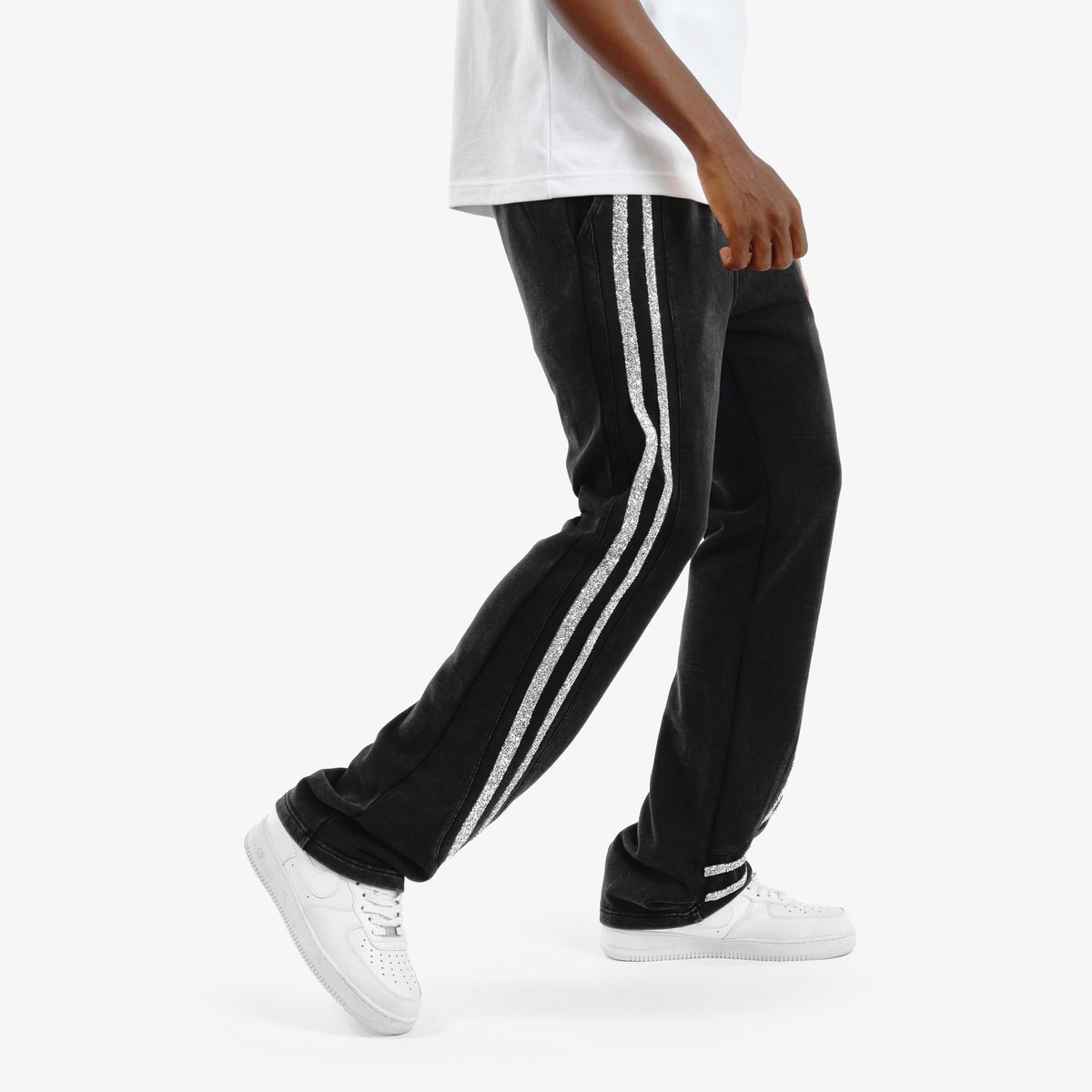 Rhinestone Stripes Fleece