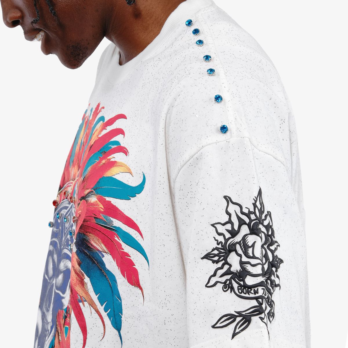 TRIBE STONES TEE - WHITE