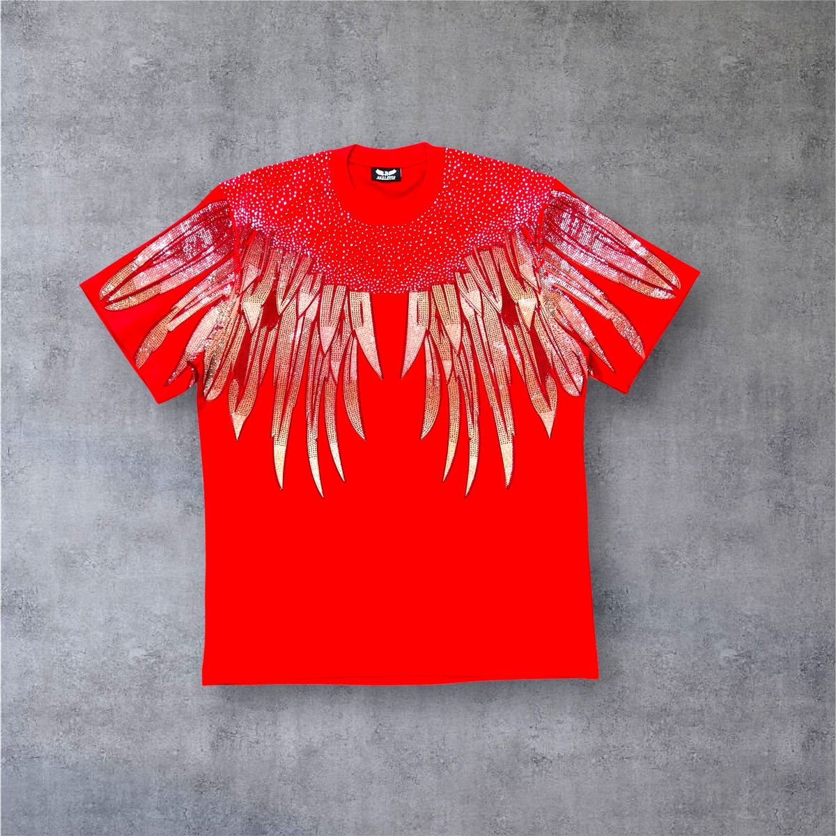 RST-122 RED REELISTIK FLIGHT CLUB DIAMOND HEAVY WEIGHT TEE