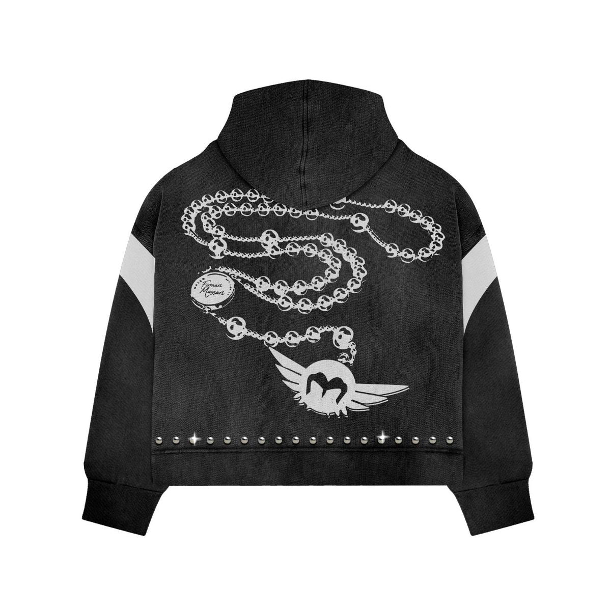 CHAIN REACTION HOODIE - BLACK