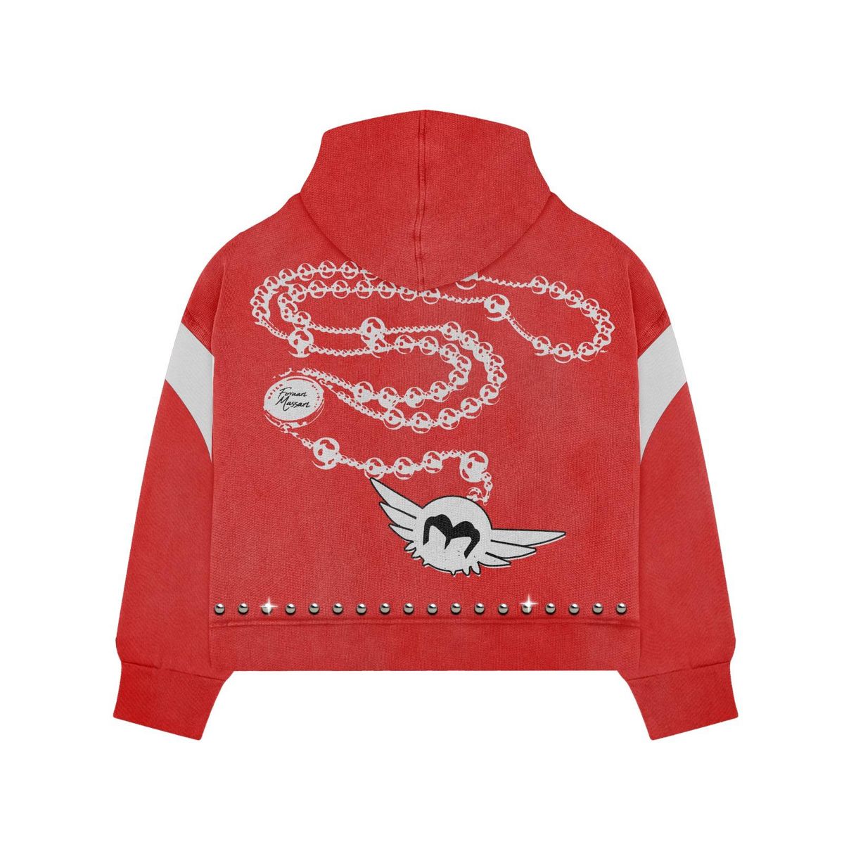 CHAIN REACTION HOODIE - RED