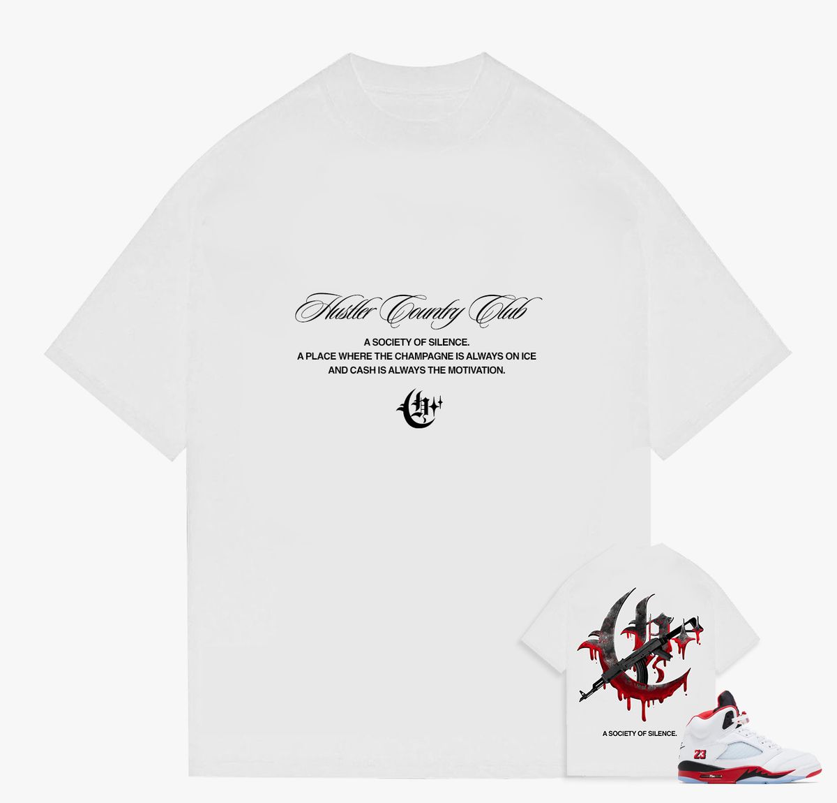 HCC Society Tee - White