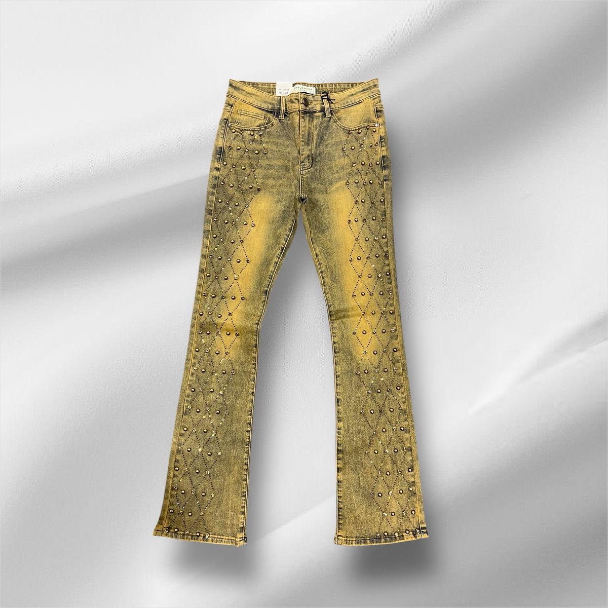 RST-6037 REELISTIK DIAMOND STACKED PREMIUM DENIM - GOLD