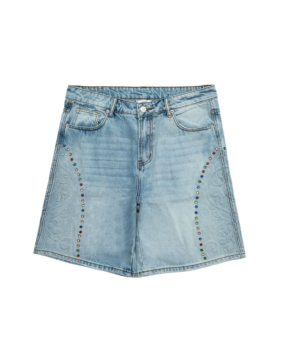 CATHEDRAL DENIM SHORTS (FR-F25-019)