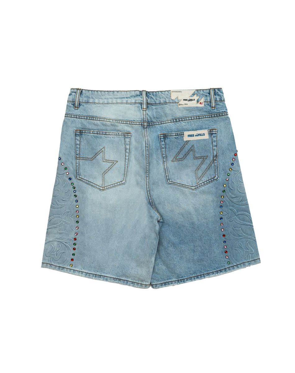 CATHEDRAL DENIM SHORTS (FR-F25-019)