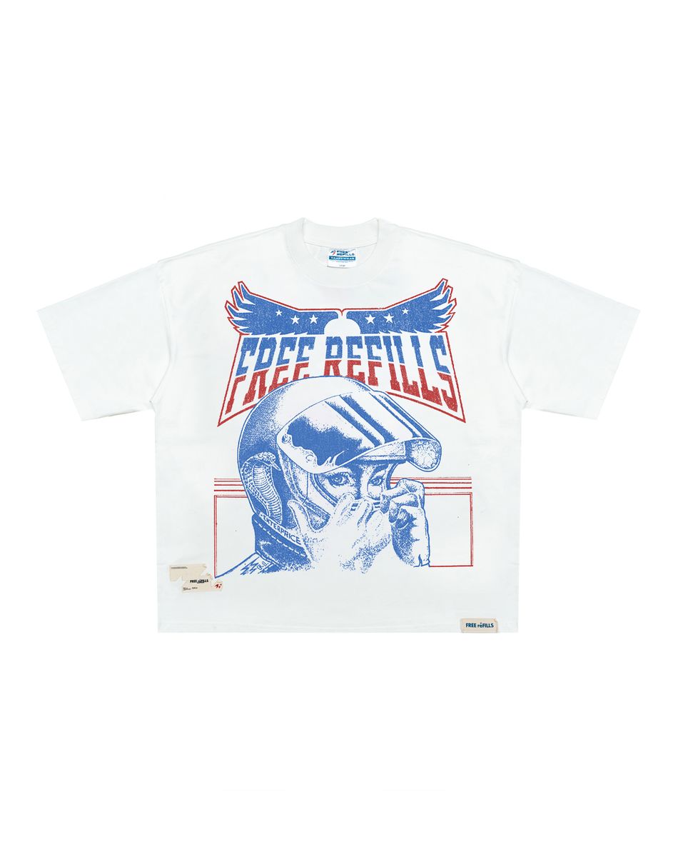 RACER TEE (FR-F25-009)- CREAM